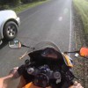 Faut pas tenter d’écraser un motard
